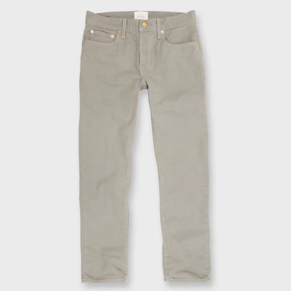 Sid Mashburn Slim Straight 5-Pocket Pant Mens / Grey Canvas / size 32/30